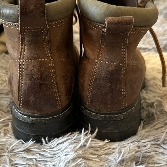 UNISEX Roots Men's Tan Leather Boots. M7US/W9US - Picture 14 of 16